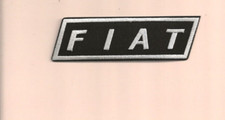 NEW 1 3/8 X 4 5/8 INCH FIAT IRON ON PATCH  picture