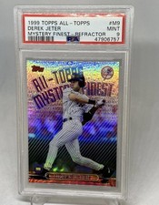 Derek Jeter 1999 Topps All Topps Mystery Finest Refractor PSA 9 MINT HOF picture