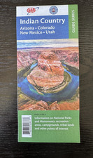 AAA Road Map-Covers National Parks  in AZ CO NM UT- Indian Country-Guide Series picture