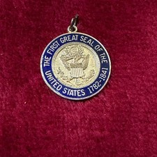 National Archives Silver Tone First Great Seal of the United States Charm picture