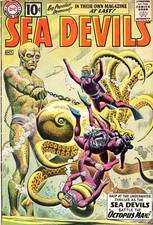 SEA DEVILS #1 - SEP 1961 DC COMICS, VG+ 4.5 RARE BOOK. CGC-WORTHY, GOOD STAPLES picture