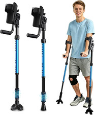 Forearm Crutches for Adults, 3-Angle Adjustable Arm Crutches for Walking, Ergono picture