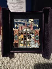 2006 WDW Haunted Mansion Jumbo E Ticket LE 500 Pin With Moving Gates picture