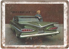 Vintage 1959 Chevrolet Auto Ad Retro Look Reproduction Metal Sign AM1158 picture
