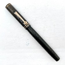VTG Wahl Eversharp Slim Fountain Pen Gray Hard Rubber Lever (No Nib) AS IS picture