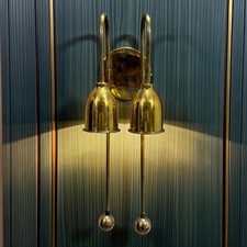 Brass Twin- Bell Shape Light picture