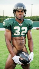 Fantasy Black Male Model Photo Print Muscular Handsome -G157 picture