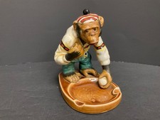 1950s J.Fred Muggs anthropomorphic Chimpanzee Monkey Porcelain Ashtray/Coin Tray picture