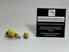 Hagen Renaker #915 481 & 495 2pc Tweetie Set Miniatures  Last of the HR Stock Y picture
