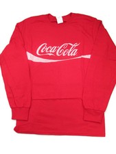Coca-Cola  Red Long Sleeve Tee T-shirt w/ Faded Coca-Cola Logo 2X-Large 2XL picture