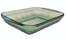 RARE Anchor Hocking AVALON Green Glass Rectangular Casserole Dish - 14