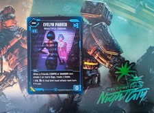 Evelyn Parker Beautiful Enigma - Cyberpunk TCG Beta - Welcome to Night City  picture