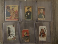 Early 1900’s Non-Sports 6 Card Lot- Abraham Lincoln Strip Card Davy Crocket picture