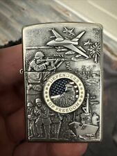 Zippo Joined Forces Emblem Defenders Of Freedom picture