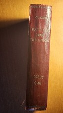 Battles for The Union Glazier 1878 Civil War Battles, Rebound Cover. picture