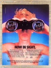Rush - Power Windows Tour Dates Mercury Records Big Money 1985 Vintage Print Ad picture