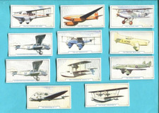 1938 GODFREY PHILLIPS LTD. AIRCRAFT 54 DIFFERENT TOBACCO CARD SET AIRPLANES picture