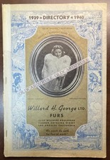 RARE Original 1939-40 Palm Springs, California Directory Cover Barbara Stanwick  picture