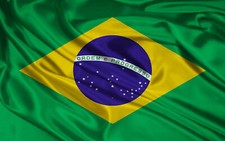 BRAZIL FLAG NEW 3X5ft BRAZILIAN FOOTBALL BANNER better quality satin type  picture