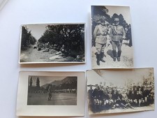 WW1 FOUR POSTCARDS WITH PHOTOS OF GENERALS AND TROOPS picture