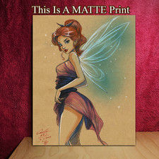 Faerie Fantasy OC Color Illustration Mixed Media Fine Art Print 8.5x11 - Keyeske picture