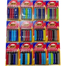 BIC Classic Maxi Pocket Lighter, 60-Count, Assorted Colors 12 Packs of 5 Safety picture