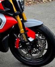 Ducati Diavel V4 RS Front Fender Sticker Kit Red Light Gray Light v2 picture