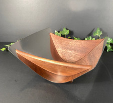 Vtg 1950s Kalmar Fruit Bowl Stainless Arthur Salm Sweden Mid Century Modern picture