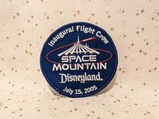 VTG Disneyland Space Mountain Reopening Inaugural Patch Cast Member Employee picture