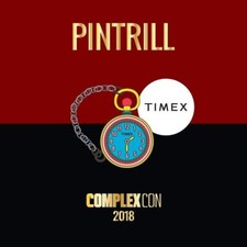 ⚡RARE⚡ PINTRILL x TIMEX Pocket Watch Timex Pin *BRAND NEW* COMPLECON EXCLUSIVE  picture