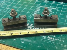 MACHINIST HmDrcB1 TOOL  LATHE MILL  Lot of 2 Quick Change Lathe Tool Holders AXA picture