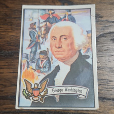T.C.G. U.S. Presidents George Washington #1 Base Set Non-Sport Trading Card picture