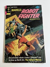 MAGNUS ROBOT FIGHTER #38 GOLD KEY 1975 Bronze Age FN- 5.5 Solid Copy picture