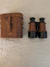 WW1 British Officer Binoculars Heath And Co Ltd New Eltham England Hezzanth picture