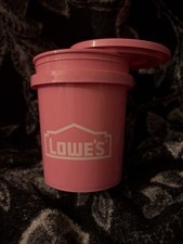 Pink Lowe's Mini Paint Bucket With Lid picture
