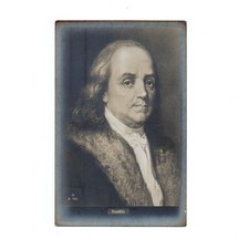 C19th Vintage Postcard | Benjamin Franklin Father of America, Politics-Science picture
