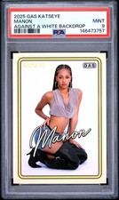 Katseye Manon 2025 GAS Trading Cards Against White Backdrop PSA 9 Mint RC picture