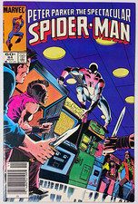 Buy 2 Get 2 Free (CHECK PROMO) Spectacular Spiderman #84 1983 (FN/VF) Newsstand picture