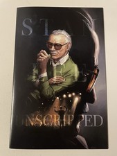 Stan Lee Unscripted Clayton Crain 2025 NYCC Trade/Virgin Set Stan Lee Photobook picture
