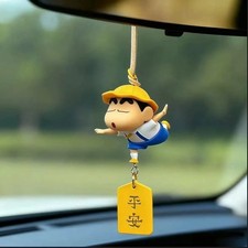 Crayon Shin Chan Car Pendant Rearview Mirror Hanging Anime Decoration Figure picture