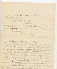 1883 Handwritten Letter Advertising Inquiry New Ipswich NH Signed S A Thayer picture