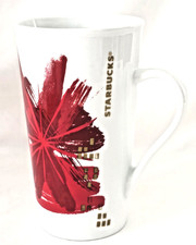 Starbucks Christmas Poinsettia Mug 16Oz 2014 Holiday Coffee Cup 6