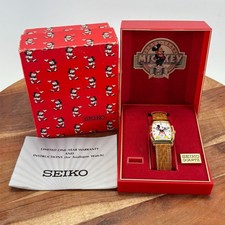 New Vintage 1987 Disney Seiko Mickey Mouse Watch 60th Anniversary Men & Women's picture