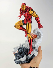 Marvel Classic 1963 Iron Man 3D Printed Figure Statue 28cm Avengers Display  picture