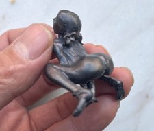 Brass Naked Sexy Girl Statue Art Beauty Model Figurine Decor Artwork picture
