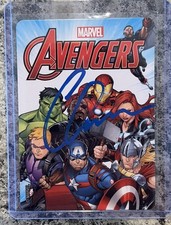 Chris Evans Captain America Signed Marvel Playing Card Autographed Rare TTM Auto picture