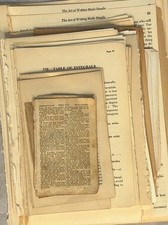 100 Vintage Aged Book Pages Old Paper Ephemera Lot junk journal collage craft picture