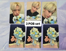 Wonho Core Applemu Anniversary Flower Double-Sided POB Kpop 3 Photocard Set picture