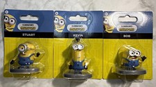 Just Play Minions Stuart Kevin Bob 3-Pack Plastic Figurines Original Unopened picture