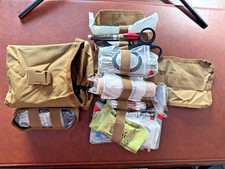 USGI Fully Stocked IFAK (SOF TQ included) Combat Medic--Cordura 500-- UNEXPIRED picture